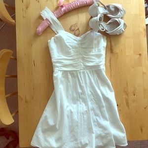 Express Sleeveless white dress size 2
